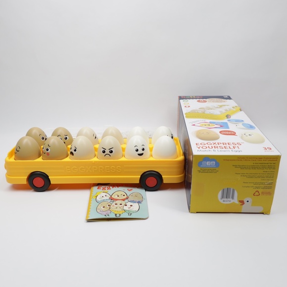 Battat Education EggXpress Yourself! Match & Learn‎ Eggs 18m+ NEW - Picture 4 of 10